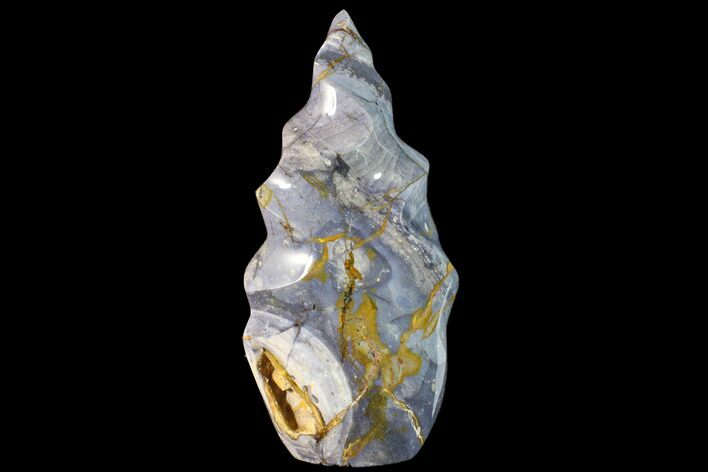 Blue Jasper Flame - Madagascar #159593